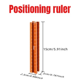 Stud Finder Magnetic - Vierzijdige positioneringsliniaal van aluminiumlegering met magnetische
