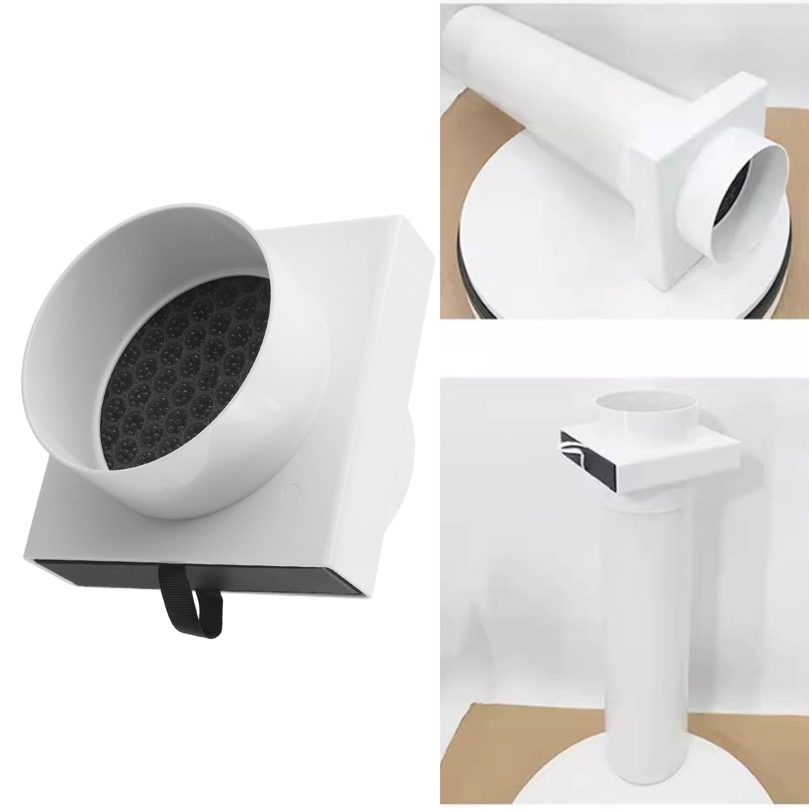 Home Improvement Stores - Kanaalluchtfilter Hoogefficiënt HEPA-kanaalluchtfilter voor PVC- en
