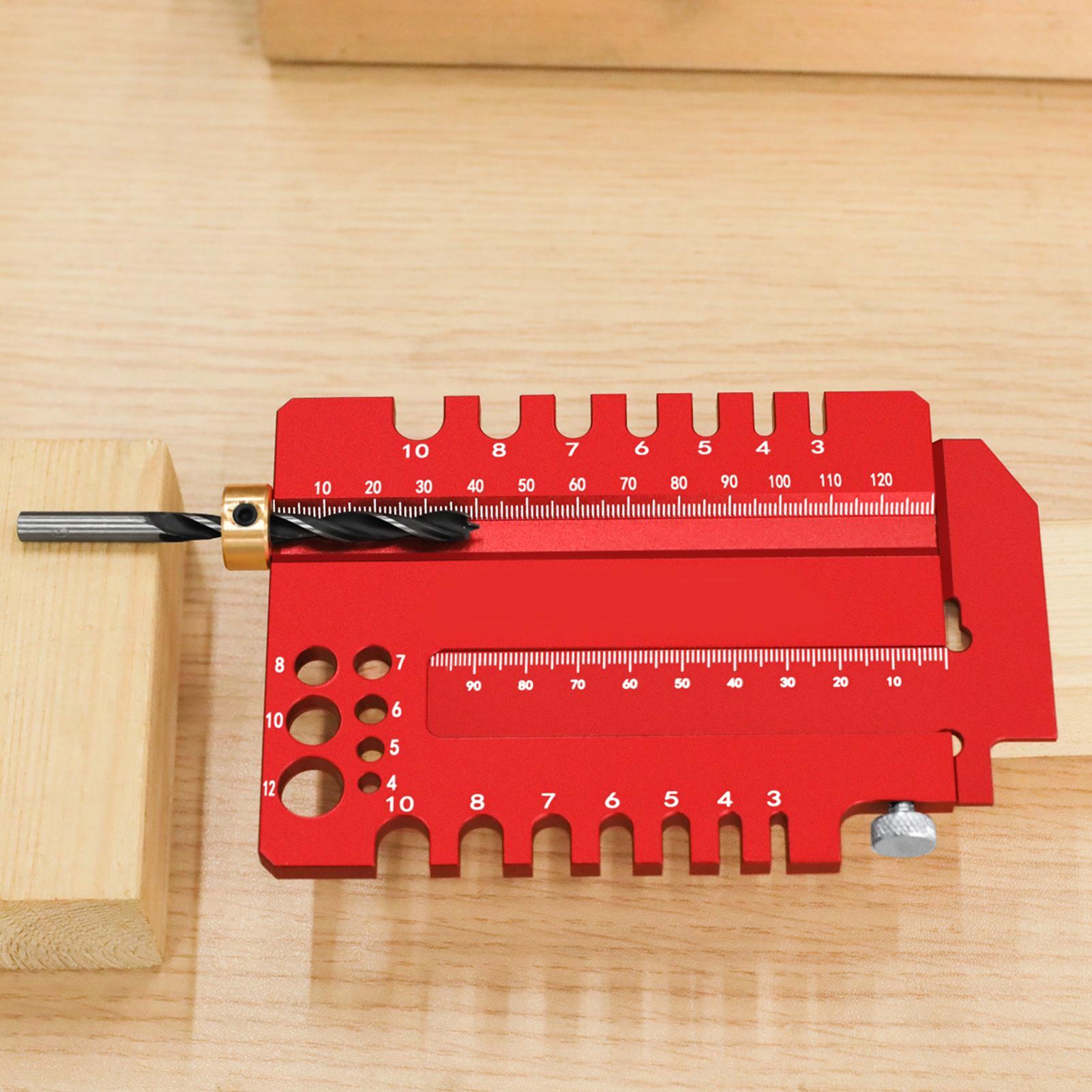Home Improvement Us - Houtbewerkingsliniaal Meetmeter Tenonmeter voor werkplaats, huisverbetering,